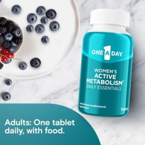 One A Day Women's Active Metabolism Daily Essential, Multivitamin for Women